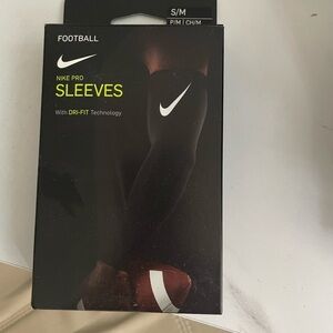 Nike Pro Black Football Sleeves with Dri-FIT